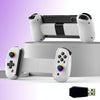 D8 Mobile Phone Stretch Band Light Gamepad Dual Hall Wireless Bluetooth Somatic Vibration Grip for PC / Android / IOS / Tablet / PS3 / PS4 / Switch, Color: White+Receiver