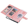For iPhone 15 Pro Max ViLi GBS-C Series MagSafe Magnetic RFID Leather Flip Phone Case(Pink)