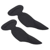 3 in 1 PU Heel Pad Thickened Heel Stick Arch Pad Half Size Pad for Women High Heels, Size: Free Size(Lycra Black)