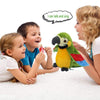 Plush Toy Parrots Recording Talking Parrots Will Twist the Fan Wings Children Toys, Size:Height 18cm(Green)