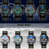 STRYVE S8023 Sports Watch Nights Light Waterproof Timing Alarm Men Watch(Blue)