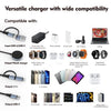 U33 1m PD100W USB-A / USB-C All in 1 Multifunctional Fast Charging Cable(Black Grey)