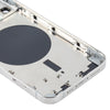 iPhone 12 Pro Back Housing Cover, White - SIM Tray & Camera Lens