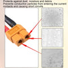 10pcs /Pack XT60 Lithium Battery Plug Protective Cover Plug Dustproof Anti-oxidation Insulation Cover(Yellow+Red)