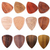 3PCS Folk Fingers Solid Wood Guitar Pick Music Accessories Color Random Delivery