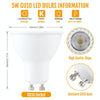 GU10 5W 8 LEDs SMD 2835 LED Spotlight 3000K Dimmable, AC 220V (Warm White)