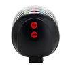 Shell Shape Bicycle Safety Rear Warning Tail Light with 2 Laser Beams and Colorful Lights