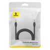 Baseus PCWL-A101 High Speed CAT5 Gigabit Ethernet Round Cable, Length:3m(Black)