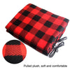 12V Car Winter Electric Heating Blanket Temperature Control Type(Red)