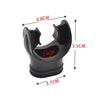 Diving Snorkel Mouthpiece Silicone Scuba Equipment(Black)