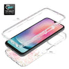 For Samsung Galaxy A24 5G / 4G Transparent Painted Phone Case(Pink Rose)