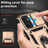 For Samsung Galaxy A13 4G Sliding Camshield Holder Phone Case(Gold)