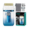 VGR V-362 5W USB Reciprocating Electric Shaver Bald Head Hair Clipper(Sky Blue)