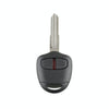 For MITSUBISHI 2 Buttons Intelligent Remote Control Car Key with 46 Chip & Battery & Left Slot, Frequency: 433MHz