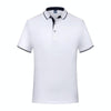 Thin Lapel Short-Sleeved POLO Shirts Group Workwear Advertising Shirts, Size: XXXL(White)