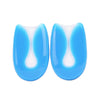 U-shaped Heel Pad Soft and Comfortable Shock Absorption Silicone Pad Insole, Size: L(40-45 Yards)