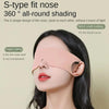 Strong Blackout Soft Relieve Fatigue Eye Protection Skin-Friendly Breathable Elasticity Washable Eye Mask, Size: M(Pink)