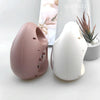 GH809 Egg-shaped Desktop Children Alarm Clock Bedside Cute Belling Clock(Pink)