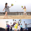 Children Hand Grasping Ball Outdoor Parent-child Fitness Educational Toys, Specification: 2 Rackets 4 Balls