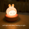Children Cute Pet USB Pat Sensor Bedside Light(Bunny)