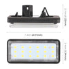2 PCS DC12V / 1.5W/ 6000K / 100LM Car LED License Plate Light 18LEDs SMD-3528 Lamps for Lexus(White Light)