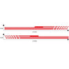 D-730 Stripe Pattern Car Modified Decorative Sticker(Red)