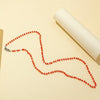 Glossy Crystal Beads Handmade Mask Anti-Lost Hanging Lanyard Chain Glasses Chain(Orange)