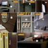 0.3W White Light Round Shape LED PIR Sensor Light , 6 LEDs 30 LM SMD-3528 for Cabinets