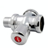 Stool Flush Valve Urinal Delay Valve Hand Press Flush Valve, Style:1 Inch Alloy Small