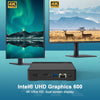 GXMO N42 Windows 11 Intel Gemini Lake N4020C Mini PC NVME SSD WiFi Mini Desktop Computer, Specification:6GB+64GB(Black)