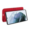 For Samsung Galaxy S21 FE R64 Texture Single Horizontal Flip Protective Case with Holder & Card Slots & Wallet& Photo Frame(Red)