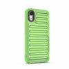 For iPhone XR High Transparency TPU Hybrid PC Airbag Phone Case(Transparent Green)