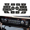 For BMW 5 Series/7 Series/X5/C6/F10/F01/F15 Air Conditioning Button Repair Sticker, Style: C 16pcs No OFF