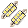 10 PCS 41mm DC12V / 2W / 7000K / 80LM 8LEDs SMD-5050 Car Reading Lamp(White Light)