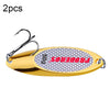 2 PCS 50g PROBEROS DW342 Lure VIB Metal Sequins(Gold)