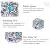S925 Sterling Silver Starfish Zircon Beads DIY Bracelet Necklace Accessories
