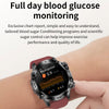 ET482 1.43 inch AMOLED Screen Sports Smart Watch Support Bluetooth Call /  ECG Function(Blue Silicone Band)