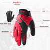 Boodun Bicycle Gloves Long Finger Cycling Glove Sports Outdoor Elastic Touch Screen Gloves, Size: XL(Green)