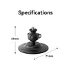 AMagisn Flexible Adhesive Mount for DJI / GoPro HERO / Insta360 Action Camera, Spec: 1/4 Inch