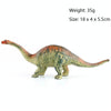 Simulation Animal Dinosaur World Static Toy Models, Style: 6 PCS Brontosaurus