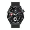 HDT MAX 1.60 inch Black Dial Milan Steel Band IP68 Waterproof Smart Watch Support Bluetooth Call(Black)