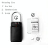 Wall Mounted Key Safe Box - 4 Digit Combination - Silver