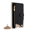 For Samsung Galaxy A56 5G Crossbody Chain Fishtail Litchi Leather Phone Case(Black)