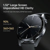 JOYROOM JR-FC2 Classic Series 1.32 inch Screen Smart Watch IP68 Waterproof Support Bluetooth Call(Black)