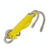 Diving Double-headed Stainless Steel Flow Hook With Safety Rope, Color: Yellow