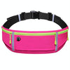 Outdoor Waterproof Belt Bag Sports Riding Mobile Phone Waist Bag, Size:7 inch(Rose Red)