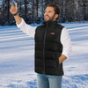 Dual Control Switch Smart USB Heating Down Vest, Size: L(Black)