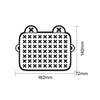 DIY Cute Cartoon Waterproof Kids Messenger Bag(Pink)