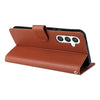 For Samsung Galaxy S25 5G 3-Card Slots Multifunctional Leather Phone Case(Brown)
