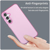For Samsung Galaxy A35 5G Frosted Translucent TPU Hybrid PC Full Coverage Phone Case(Pink)